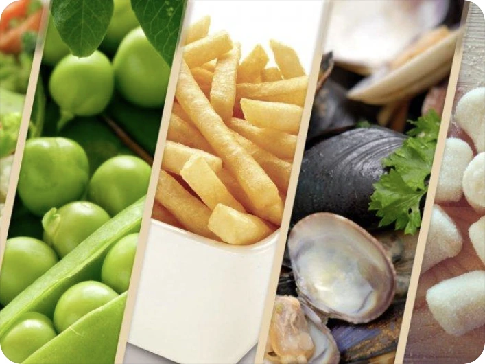 Selected food ingredients shown in the user-approved product montage.